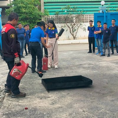การฝึกอบรมหลักสูตรดับเพลิงและซ้อมอพยพหนีไฟประจำปี 2568