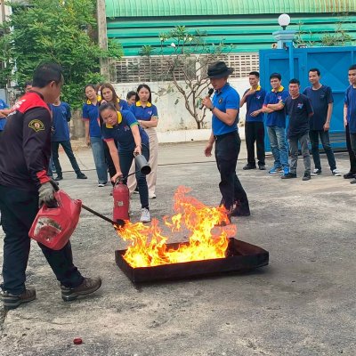 การฝึกอบรมหลักสูตรดับเพลิงและซ้อมอพยพหนีไฟประจำปี 2568