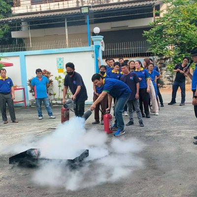 การฝึกอบรมหลักสูตรดับเพลิงและซ้อมอพยพหนีไฟประจำปี 2568