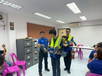 การฝึกอบรมหลักสูตรดับเพลิงและซ้อมอพยพหนีไฟประจำปี 2568