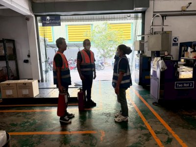 การฝึกอบรมหลักสูตรดับเพลิงและซ้อมอพยพหนีไฟประจำปี 2568