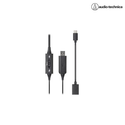 Audio-Technica ATH-102USB - Dual-Ear USB Computer Headset ** ผ่อน 0% **