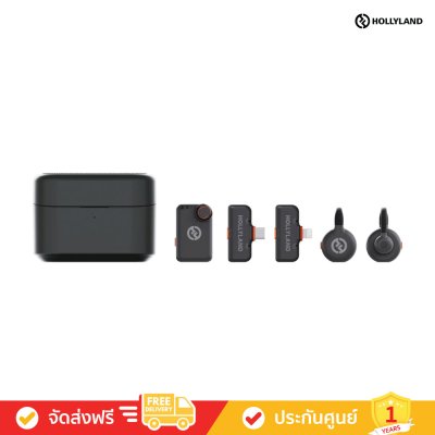 Hollyland Lark M2S Ultimate Combo - ไวเลสไมโครโฟนขนาดเล็ก