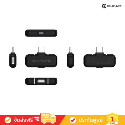 Hollyland Lark MAX 2 Ultimate Combo (ฺBlack) (ไมโครโฟนไร้สาย)