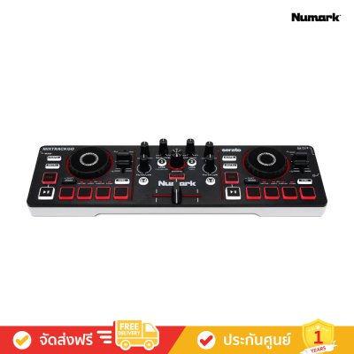 Numark MixTrack Go - Ultra‑compact 2‑deck DJ controller (เครื่องเล่นดีเจ)