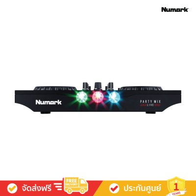 Numark Party Mix Live - DJ Controller with Built-In Light Show and Speakers  (เครื่องเล่นดีเจ)