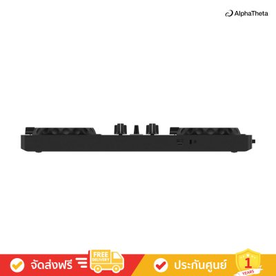 Pioneer DJ DDJ-FLX2 + HDJ-CUE1 - Compact 2-channel DJ controller with Headphones (เครื่องเล่นดีเจ)