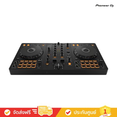 Pioneer DJ DDJ-FLX4 + HDJ-CUE1 - 2-channel DJ controller with Headphones (เครื่องเล่นดีเจ)