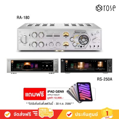 Hifi Rose RA-180 + RS-250A Network Streamer เครื่องเล่น แอมป์ฟังเพลง