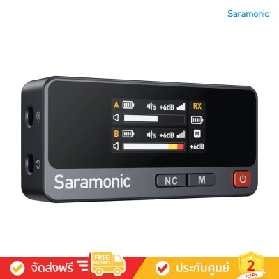 [Pre-Order] Saramonic Air with Lavalier Microphone - ชุดไมโครโฟนไร้สายพร้อมไมค์หนีบปกเสื้อ