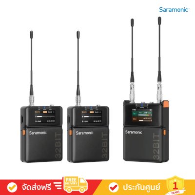 Saramonic K9 - Dual-Channel Digital UHF Wireless Audio System for Filmmakers (ไมโครโฟนไร้สาย)