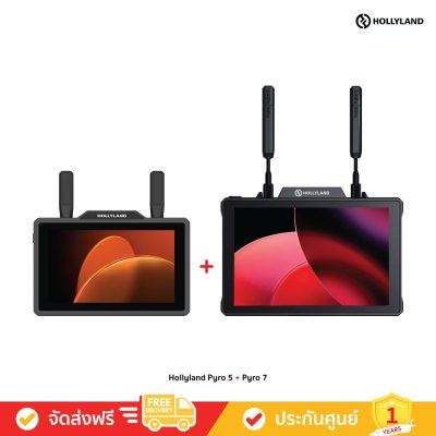 Hollyland Pyro 5 + Pyro 7 - 5.5-Inch & 7-Inch Wireless Camera Monitor