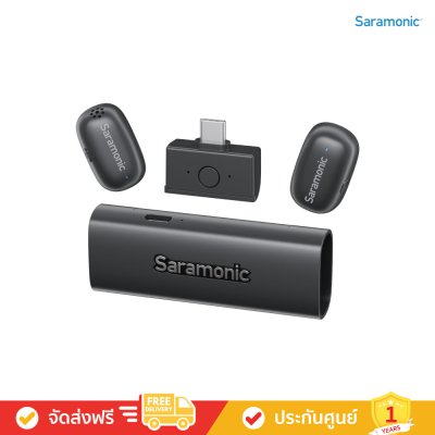 Saramonic Air SE - ชุดไมโครโฟนไร้สายขนาดกะทัดรัด (USB-C)