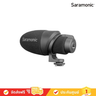 Saramonic CamMic Camera-Mount Shotgun Microphone  ไมโครโฟนช็อตกันติดหัวกล้อง