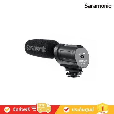 Saramonic SR-PMIC1 Condenser Microphone ไมโครโฟนช็อตกันติดหัวกล้อง