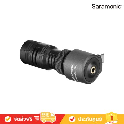 Saramonic SmartMic+ UC Microphone ไมโครโฟน สำหรับ โทรศัพท์มือ Android ช่องเสียบแบบ USB Type-C