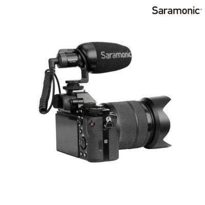 Saramonic Vmic Mini Shotgun Microphone for DSLR Cameras and Smartphones ไมโครโฟนช็อตกันติดหัวกล้อง