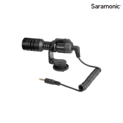 Saramonic Vmic Mini Shotgun Microphone for DSLR Cameras and Smartphones ไมโครโฟนช็อตกันติดหัวกล้อง