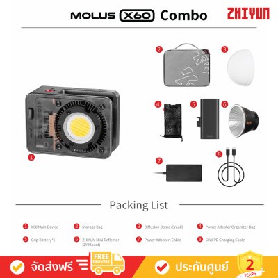 Zhiyun Molus X60 - 60W Cinematic COB Light