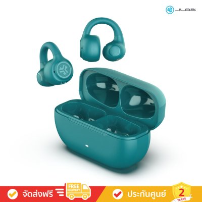 JLab Flex Open Earbuds - Clip-on Cuff design with personal sound via 12mm speaker (หูฟังไร้สาย)