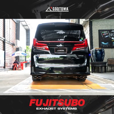 ท่อแต่ง FUJITSUBO สำหรับรถยนต์ ALPHARD VELLFIRE 30