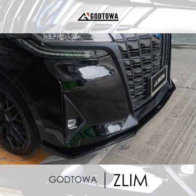 ผลงานติดตั้ง ชุดแต่ง GODTOWA ZLIM FOR ALPHARD LUXURY ประกอบด้วย ลิ้นหน้า • ลิ้นข้าง • ลิ้นหลัง 