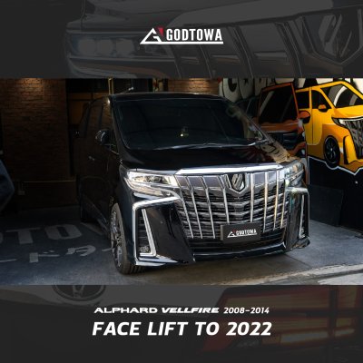 แปลงหน้าแปลงท้ายที่ GODTOWA เท่ได้ใจ ใครๆก็ชอบ แปลงหน้าอัลพาร์ด เวลไฟร์ 20 แปลงหลัง alphard vellfire 20 เป็น อัลพาร์ด / เวลไฟร์ 2022