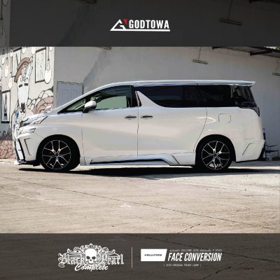 VELLFIRE 2015 ชุดแต่ง BLACK PEARL COMPLETE ออพชั่นไฟหน้าเดิม 2015