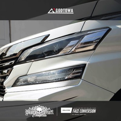 VELLFIRE 2015 ชุดแต่ง BLACK PEARL COMPLETE ออพชั่นไฟหน้าเดิม 2015