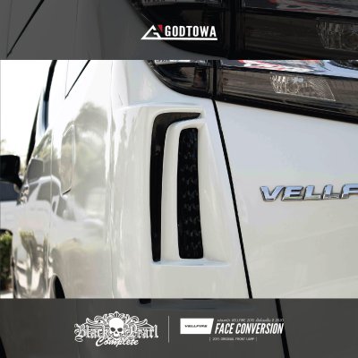 VELLFIRE 2015 ชุดแต่ง BLACK PEARL COMPLETE ออพชั่นไฟหน้าเดิม 2015