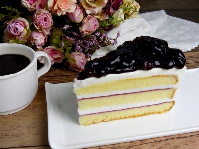 Blueberry Milk Cake