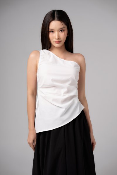 ONE-SHOULDER TOP