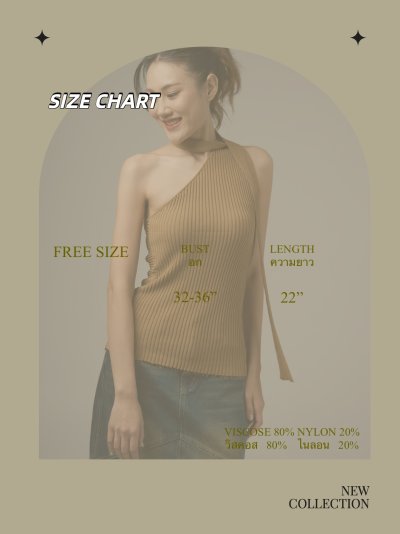 ONE SHOULDER TANK TOP