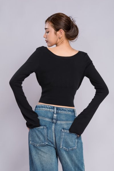 TENCEL LONG SLEEVE TOP