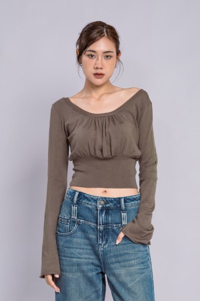 TENCEL LONG SLEEVE TOP
