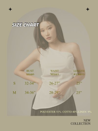 ONE-SHOULDER TOP