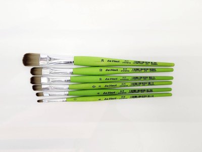 da vinci brush : ALL VAU-375 Hobby Brush Filbert Fit