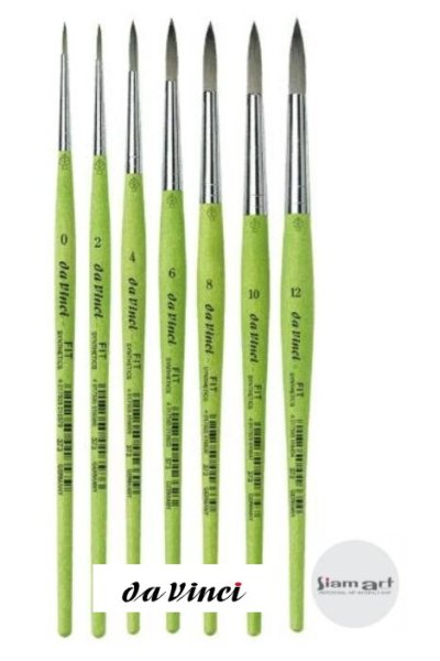 da vinci brush : 373 Fit Synthetic Round