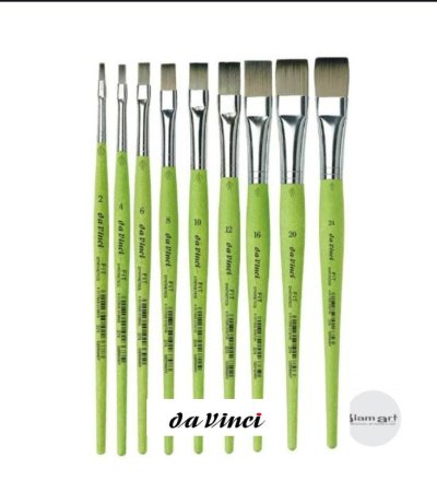da vinci  brush : 374 Fit Synthetic Flat