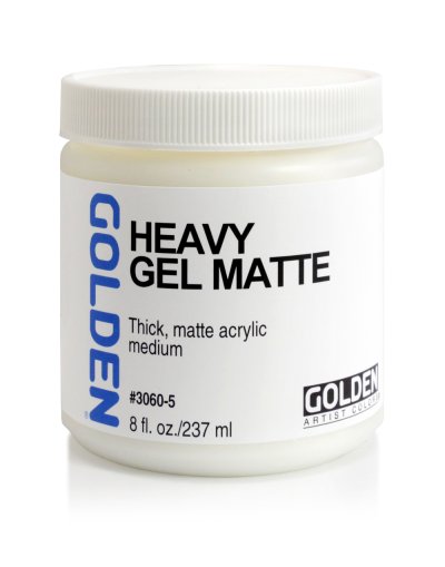 สื่อผสม สีอะคริลิค แบรนด์โกลเด้น : Heavy Gel Matte