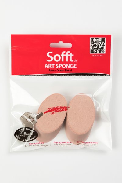 ฟองน้ำ สำหรับสีพาสเทล Soft Art Sponge Round