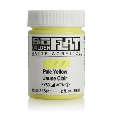 Golden So Flat Matte Acrylic Paint- Pale Yellow