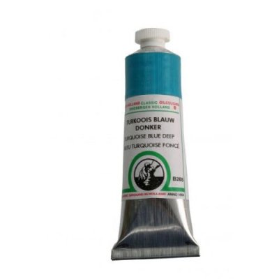 Old Holland Oil Colour : B265 Turquoise Blue Deep