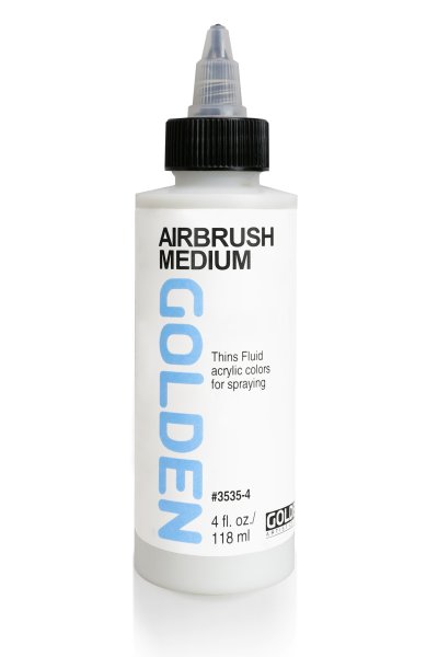 Golden สื่อผสม สีอะคริลิค : Airbrush Medium