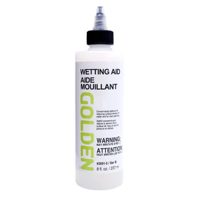Golden สื่อผสม สีอะคริลิค : Wetting Aid 237ml