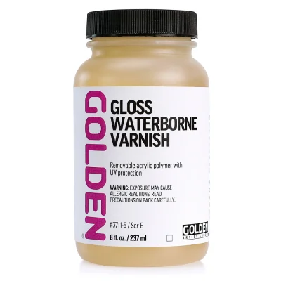 Golden Acrylic Varnish : Gloss Waterborne Varnish