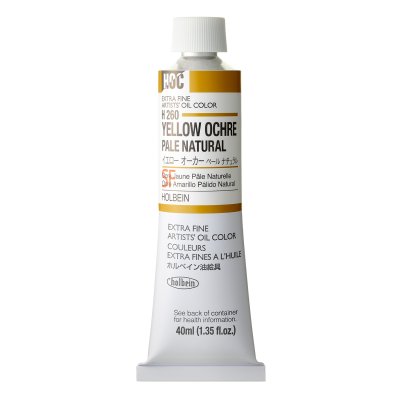 สีน้ำมัน โฮลเบน เกรดอาร์ตทิส : Yellow Ochre Pale Natural