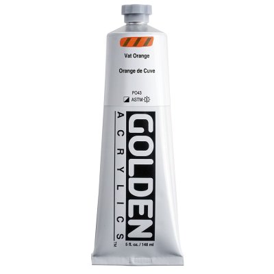 Golden Heavy Body Acrylic Color : Vat Orange