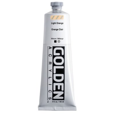 Golden Heavy Body Acrylic Color : Light Orange