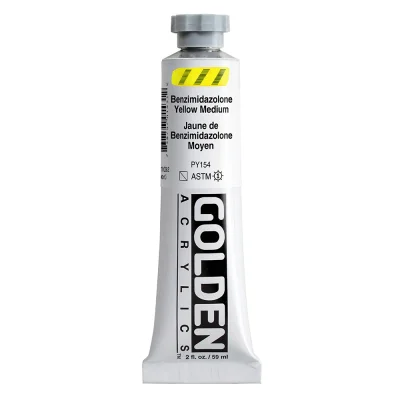 สีอะคริลิค Golden Heavy Body 59ml : Benzimidazolone Yellow Med